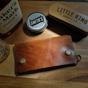 Biker/Trucker Wallet Template Set – Maker's Leather Supply