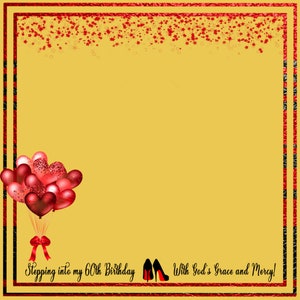 Birthday, Romantic, 360 Photo Booth, Overlay, 1072x1072,  Spin Booth