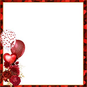 Birthday, Romantic, 360 Photo Booth, Overlay, 1072x1072,  Spin Booth