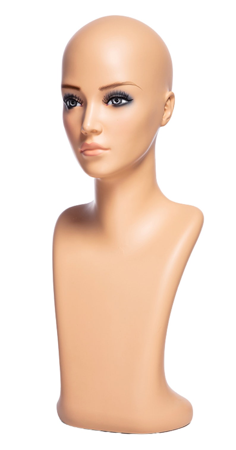 USAKHV Female Women Realistic Mannequin Head Bust Wig Stand Etsy
