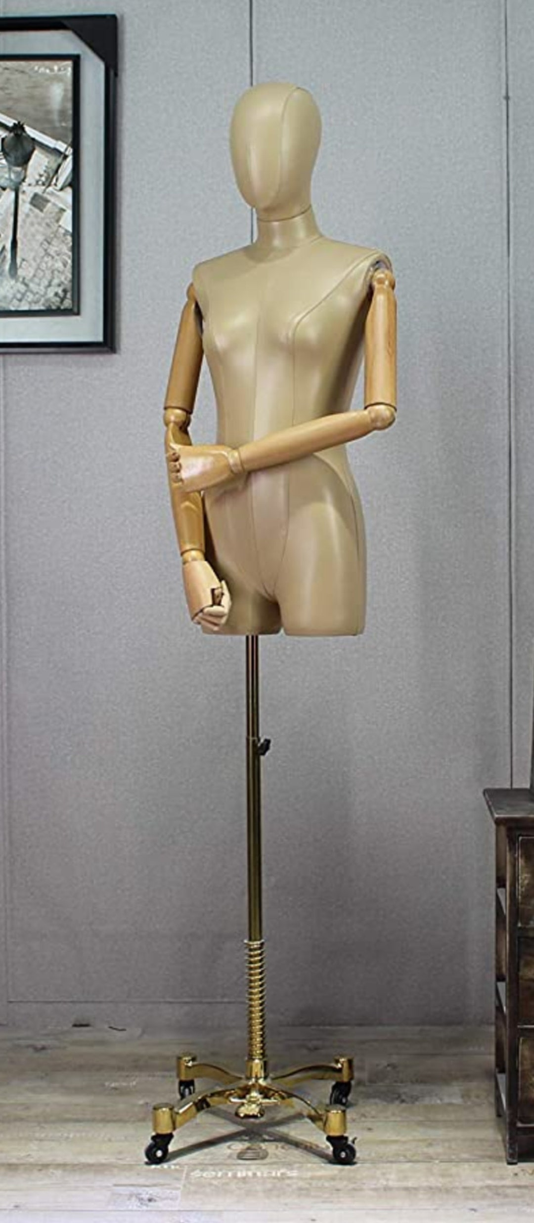USAKHV Female Dress Form Mannequin Display Fiberglass / Cloth Etsy