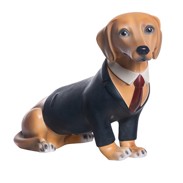 USAKHV Plastic Realistic Mannequin Dog Pet Clothes Display Decoration Stand Model  BUDDY-M2