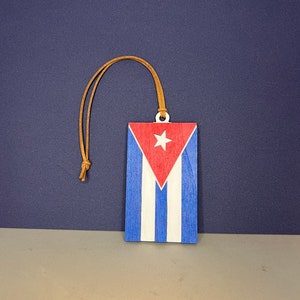 Flag charm/ Cuba country/ rear car mirror charms/custom