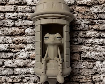 Puerto Rican Garita Wall Coqui Lamp Handmade Home Decor 3D Printed Lamp with LED