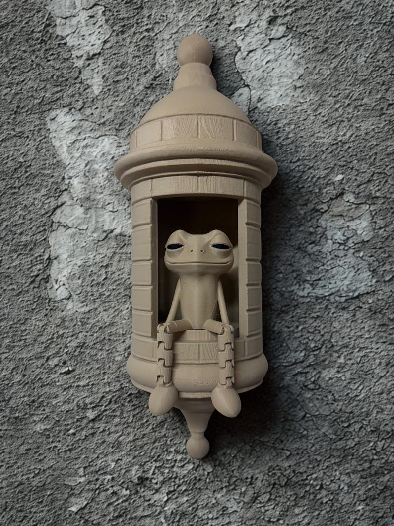 Puerto Rican Garita Wall Coqui Lamp Handmade Home Decor 3D Printed Lamp with LED image 13