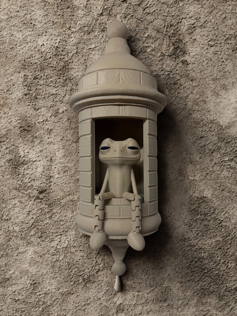 Puerto Rican Garita Wall Coqui Lamp Handmade Home Decor 3D Printed Lamp with LED image 12