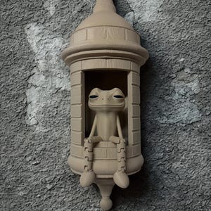 Puerto Rican Garita Wall Coqui Lamp Handmade Home Decor 3D Printed Lamp with LED image 11