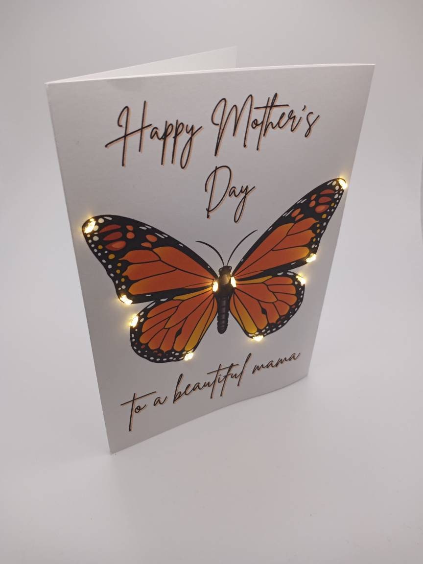 Targa A Forma Di Farfalla Per Mamma – Regalo Acrilico Con Dedica – Compleanno, Festa Della Mamma, Natale - copertina