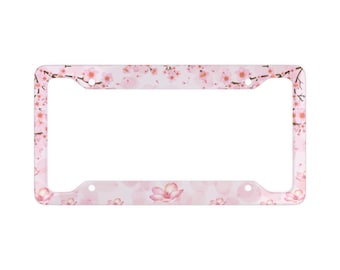 Sakura Cherry Blossom License Plate Frame