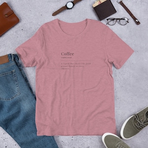 Unisex t-shirt- Leraar Koffie Opvoeder