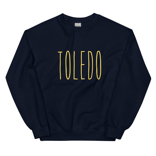 Unisex Sweatshirt- Navy Toledo University of Rockets