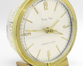 Restored 1960 Baby Ben Deluxe alarm clock, made in the USA!!