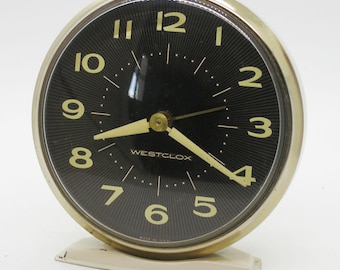 Restored 1970  "America II" alarm clock by Westclox - made in the USA!