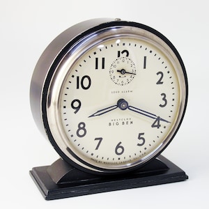 Restored 1935 Big Ben alarm clock by Westclox, made in the USA!!