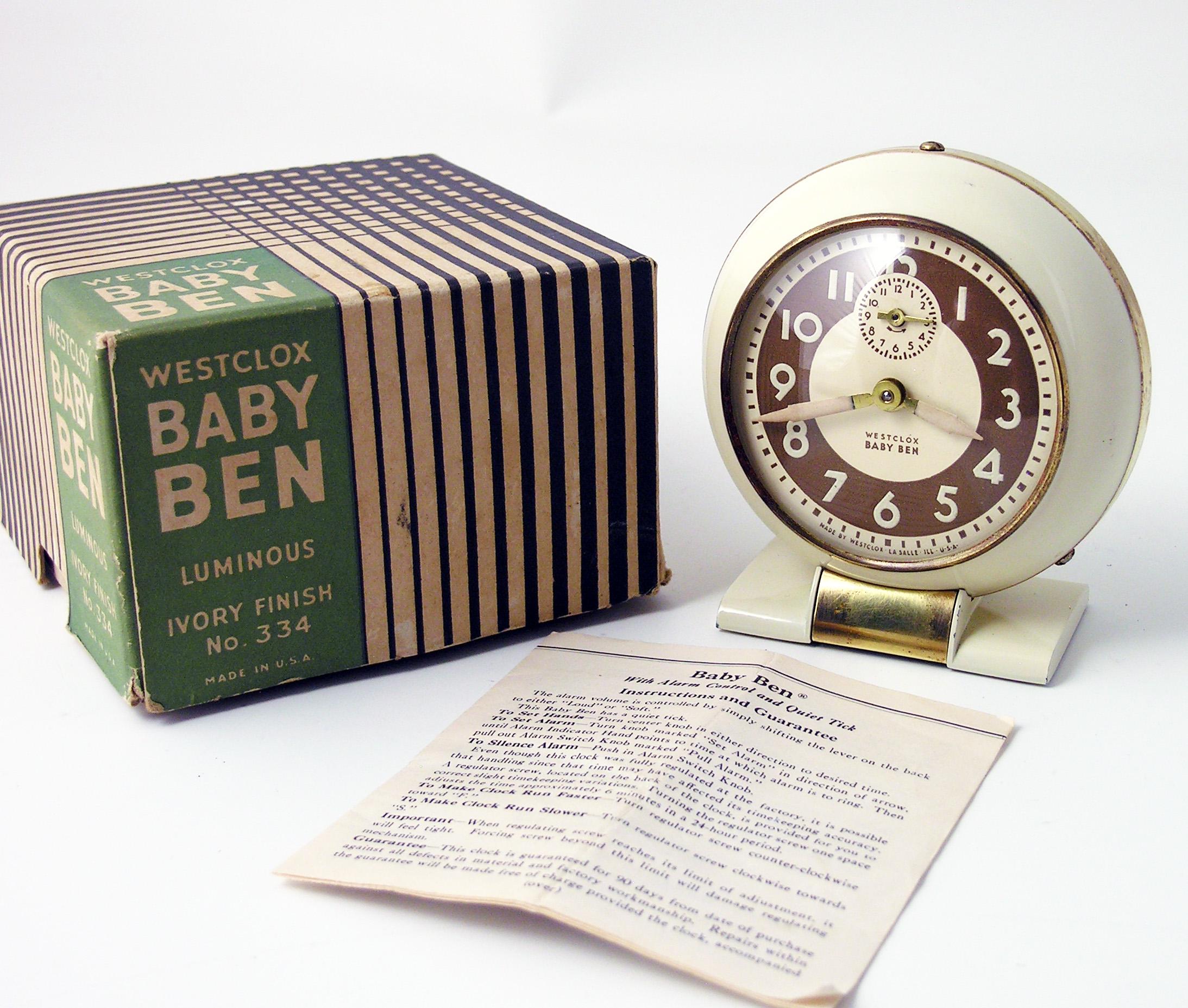 Vintage Baby Ben Alarm Clock - Etsy