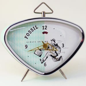 New-in-box "Fossil" alarm clock, with warranty!