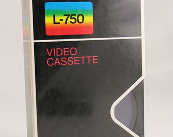 Zenith L-750 Blank Beta Video Cassette Betatape Systems