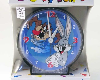 New-in-box "Looney Tunes" alarm clock by Westclox - made in the USA!