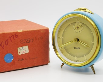 New-in-Box 1970s Forestville alarm clock, made in Germany!
