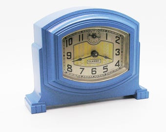 Restored 1938 "Classic" alarm clock by Ingraham- made in the USA!