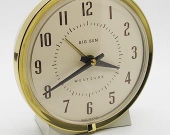 Like-New 1959 Big Ben alarm clock, made in the USA!!