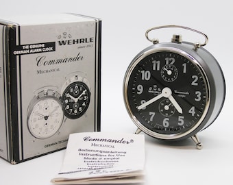 New-in-Box Wehrle Commander alarm clock - made in Germany!