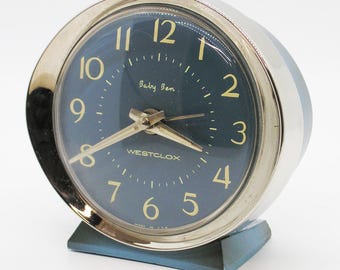 Like-new 1970 Baby Ben "Fashion Brite" alarm clock, made in the USA!!