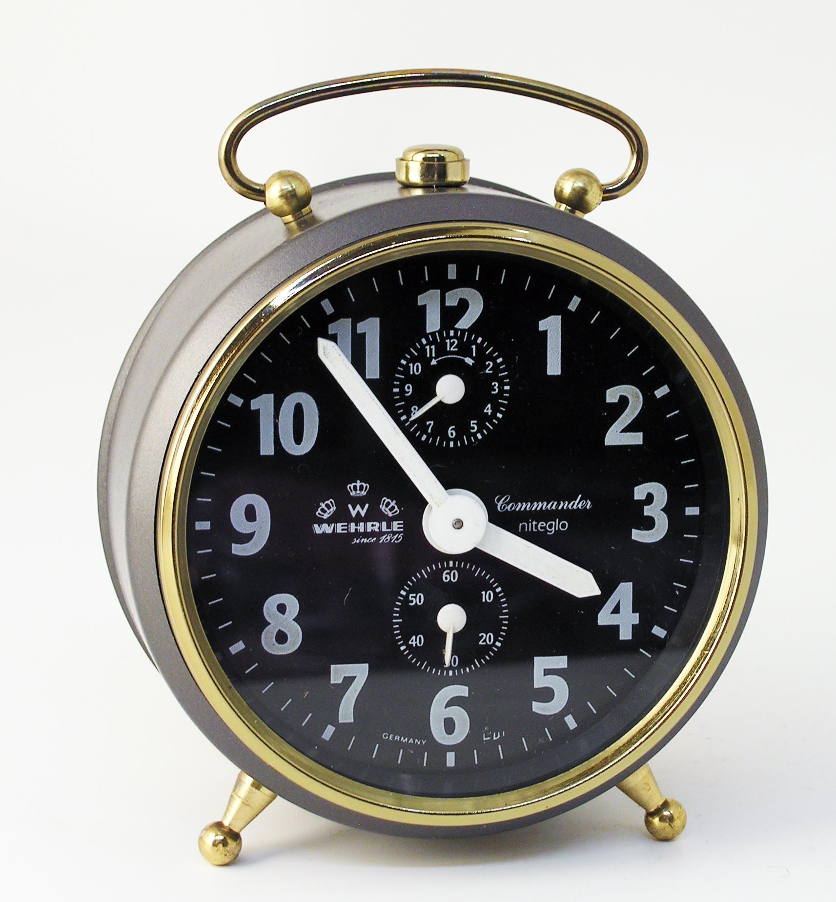 Wehrle Commander Niteglo Alarm Clock - Made in Germany - Etsy