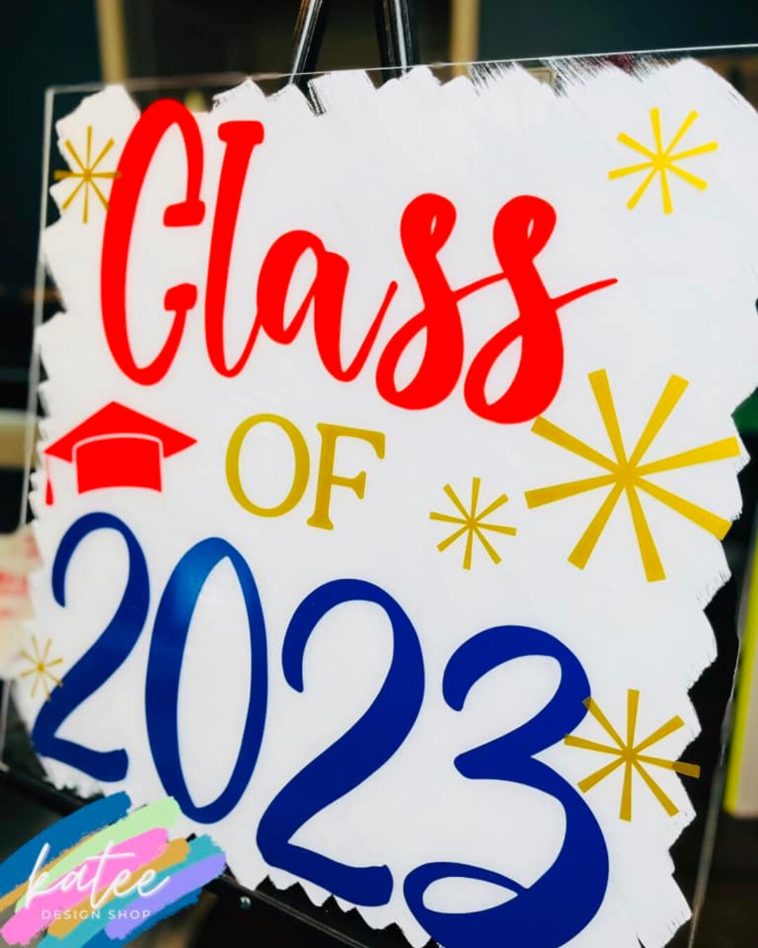 Graduation Acrylic Painted Signs & Cake Topper - Etsy