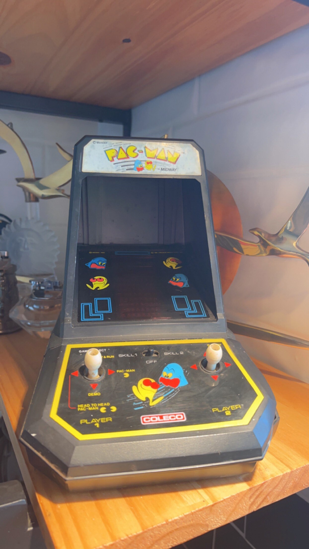Coleco Midway's Table Top Pacman 2 Player Game Etsy