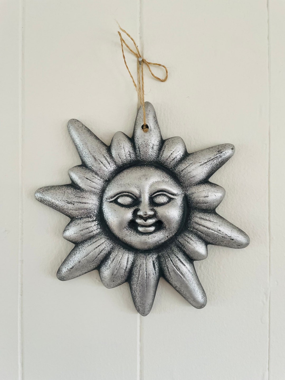 Vintage Retro Celestial Wall Hanging , Silver Etsy