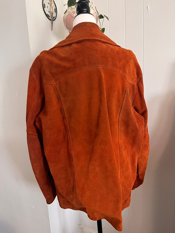 Vintage Sportchief Rawhide Leather Jacket Burnt Orange Gem