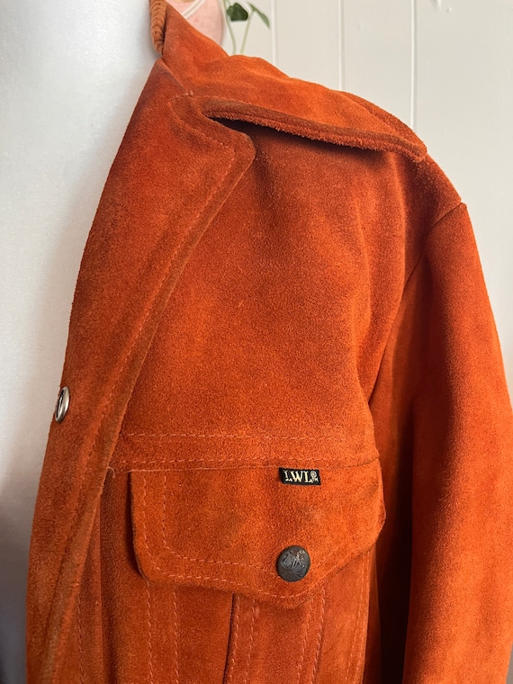 Vintage Sportchief Rawhide Leather Jacket Burnt Orange Gem