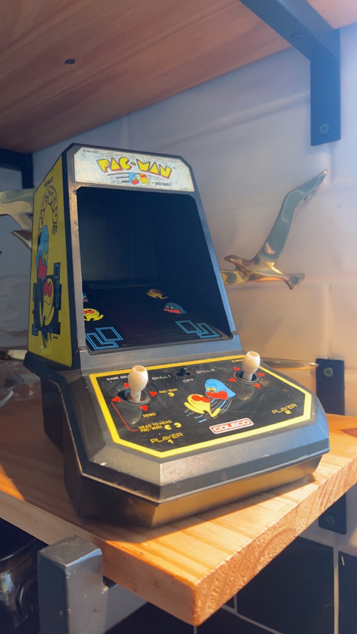 Coleco Midway's Table Top Pacman 2 Player Game Etsy