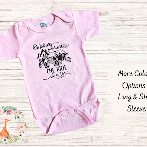 Making Memories One Ride at a Time UTV Baby Bodysuit, Toddler Shirt, Offroad Baby, SXS Baby Girl, Side By Side Baby Shower Gift