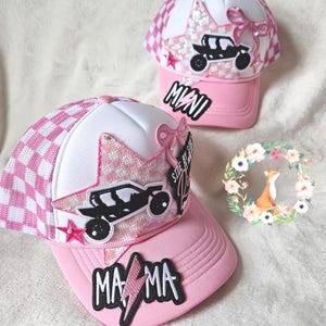 Mommy and Me UTV Hats, Matching side by side Adult Youth Set