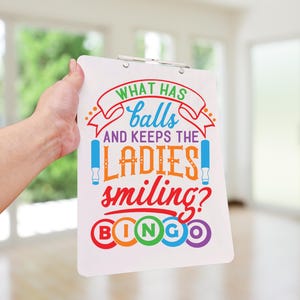 Presse-papiers de bingo personnalisé pour les amateurs de bingo, bingo de fête de tante, accessoires de bingo amusants, cadeau de papeterie, cadeau de loisirs de bingo