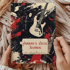 Vintage Sheet Music Hardcover Journal: Gift for Musicians