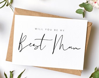 Will you be my Best man Card | Wedding proposal cards - Best man card - Best Man Gift - Card for Best Man - Best Man proposal card