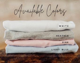 Toddler T-Shirt Color Chart Mockup (Digital Download)