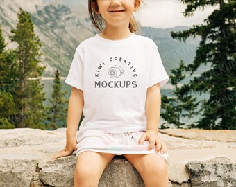 Kinder T-Shirt Mockup: Boho Bella Canvas 3001T (JPEG)