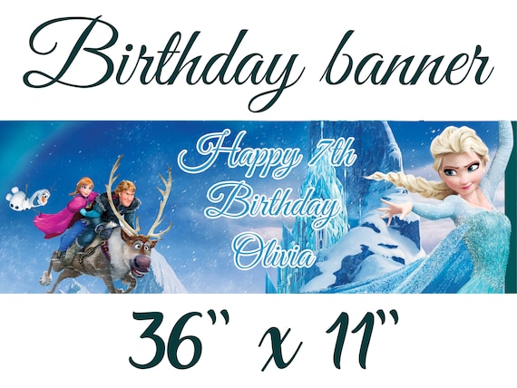 35 x Personalised Frozen Elsa & Anna Birthday Stickers Party Bag Thank You 229 