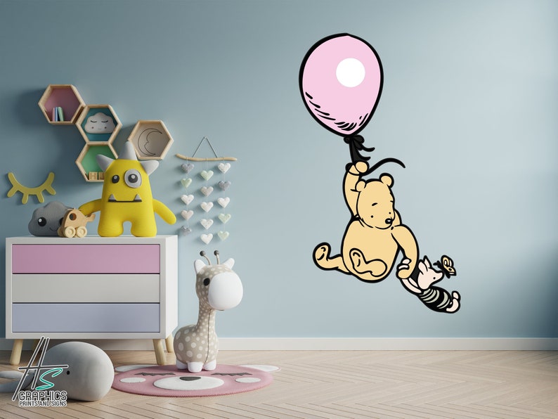 Winnie the Pooh Classic Wall Decal Disney Wall Decal Classic Etsy
