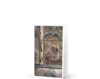 "Grußkarte ""Brick Torbogen"", 4"x6"""
