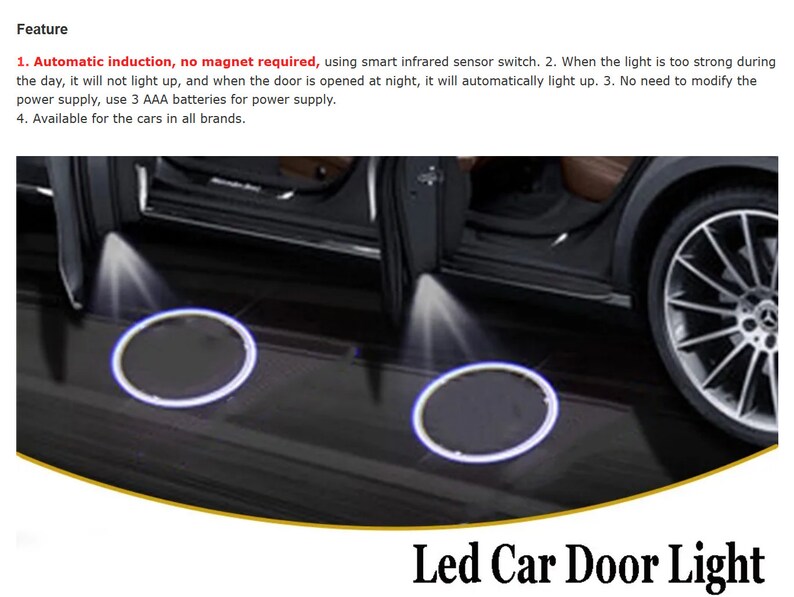 Car Door Led Light. Courtesy Car Door Light. Door Led Light