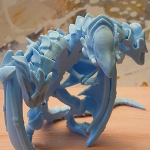 Articulating Ultimate Blue-eyes White Dragon