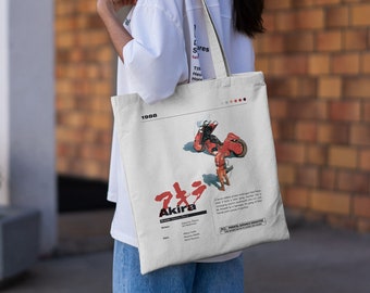 Akira Tote Bag | Anime Tote Bag | Cotton Tote Bag | Canvas Tote Bag | Aesthetic Tote Bag | Shopping Bag | Art Bag | Eco Friendly Bag