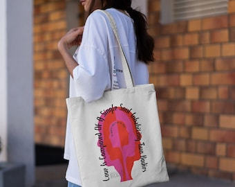 Minimalist Tote Bag | Quotes Tote Bag | Cotton Tote Bag | Canvas Tote Bag | Aesthetic Tote Bag | Shopping Bag | Art Bag | Eco Friendly Bag