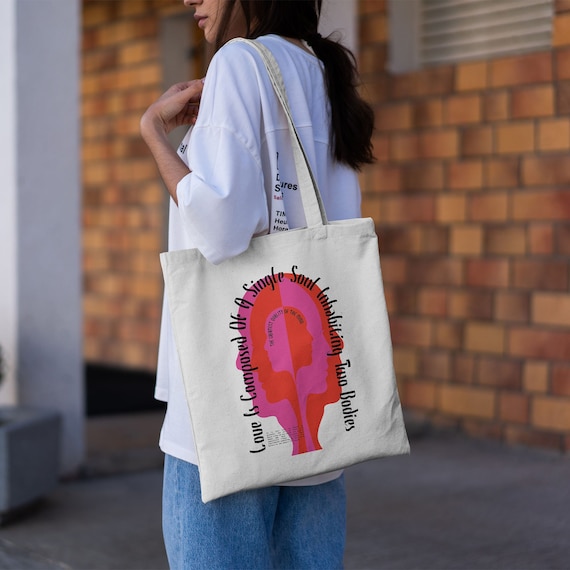 Minimalist Tote Bag Quotes Tote Bag Cotton Tote Bag Canvas