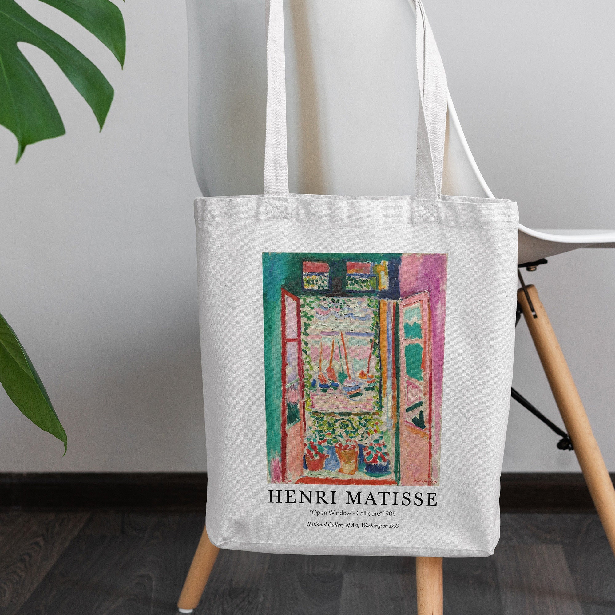 Henri Matisse the Open Window Tote Bag | Cotton Tote Bag | Canvas